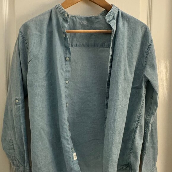 Big Boys Mandarin Collar Shirt - Picture 2 of 5